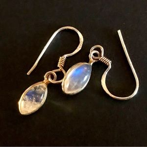 Sterling silver Moonstone earrings